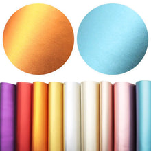 Load image into Gallery viewer, Metallic Frosted Vegan Leather – 9 Sheet Craft Set with Subtle Shine