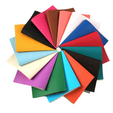 Load image into Gallery viewer, Mega Litchi Vegan Leather 15 pc Bundle – Textured PU Faux Leather Sheets for Crafting & DIY