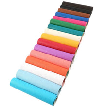 Load image into Gallery viewer, Mega Litchi Vegan Leather 15 pc Bundle – Textured PU Faux Leather Sheets for Crafting & DIY