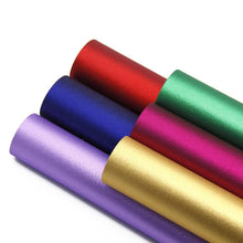 Load image into Gallery viewer, Pearlescent Bouquet Vegan Leather 6 pc Set – Elegant Floral Faux Leather for Crafting & Accessories