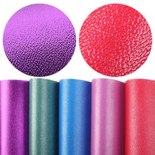 Load image into Gallery viewer, Glossy Metallic Vegan Leather 5 pc Set – Shiny Faux Leather Sheets for Bows, Crafts & More