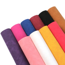 Load image into Gallery viewer, Sheepskin Vegan Leather 10 pc Set – Soft Textured Faux Leather Sheets for Crafting & DIY