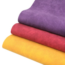 Load image into Gallery viewer, Sheepskin Vegan Leather 10 pc Set – Soft Textured Faux Leather Sheets for Crafting & DIY