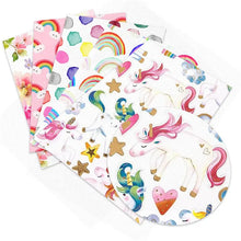 Load image into Gallery viewer, Over the Rainbow Printed Vegan Leather Sheets – Vibrant Craft Material