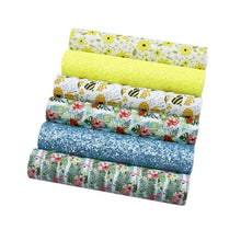 Load image into Gallery viewer, Bee Beautiful Vegan Leather 6-Piece Set – Versatile Craft Essentials