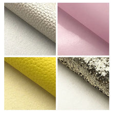 Load image into Gallery viewer, Deluxe Vegan Leather A5 Set – Premium 19 pc Set Assorted Faux Leather Sheets for Crafting