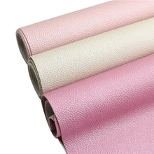 Load image into Gallery viewer, Pearly Pink Trio Vegan Leather Sheets – Vibrant Craft Material