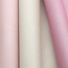 Load image into Gallery viewer, Pearly Pink Trio Vegan Leather Sheets – Vibrant Craft Material