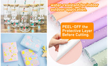 Load image into Gallery viewer, Glossy Adhesive Craft Vinyl – 19 Brilliant Colors | Smooth, Shiny Finish for DIY Projects