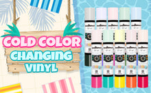 Load image into Gallery viewer, Cold Color Changing Adhesive Vinyl – Temperature Reactive | 6 Color Options