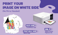 Load image into Gallery viewer, Inkjet Heat Transfer Paper – For Dark & Light Fabrics | 4 Color Variants for Vibrant Custom Designs