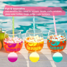 Load image into Gallery viewer, Cold Color Changing Adhesive Vinyl – Temperature Reactive | 6 Color Options