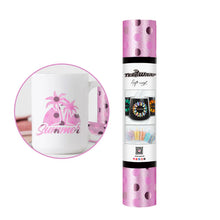 Load image into Gallery viewer, Glitter Polka Dot Adhesive Craft Vinyl – 4 Sparkling Color Options for Playful DIY Projects