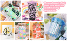 Load image into Gallery viewer, Colorful Pearl Adhesive Vinyl – Iridescent Finish in 8 Vibrant Colours