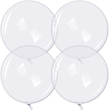 Load image into Gallery viewer, Bobo Balloons – Set of 5 Clear Bubble Balloons for DIY Decorating & Gifting