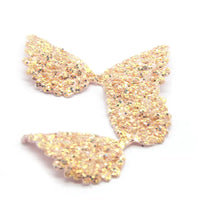 Load image into Gallery viewer, Glitter Angel Wings Embroidery Patches – Sparkle & Style for Your Creative Projects - Set of 10