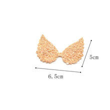 Load image into Gallery viewer, Glitter Angel Wings Embroidery Patches – Sparkle & Style for Your Creative Projects - Set of 10