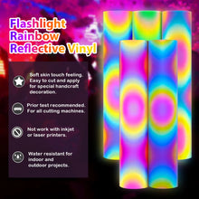 Load image into Gallery viewer, Reflective Adhesive Vinyl – High Visibility Craft Vinyl | 4 Colors Available