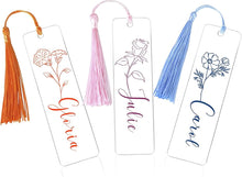 Load image into Gallery viewer, Bulk Acrylic Bookmark & Tassel Set