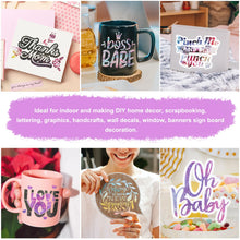 Load image into Gallery viewer, Glitter Brush Adhesive Vinyl – 2 Textured Designs for Bold, Sparkling Projects