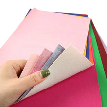 Load image into Gallery viewer, Dot Textured Vegan Leather Bundle – 15 Piece Set Faux Leather Sheets for Crafting