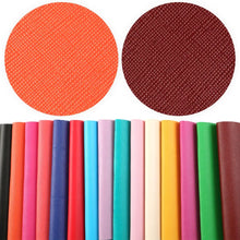 Load image into Gallery viewer, Dot Textured Vegan Leather Bundle – 15 Piece Set Faux Leather Sheets for Crafting