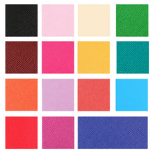 Load image into Gallery viewer, Dot Textured Vegan Leather Bundle – 15 Piece Set Faux Leather Sheets for Crafting