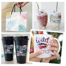 Load image into Gallery viewer, Glitter Brush Adhesive Vinyl – 2 Textured Designs for Bold, Sparkling Projects