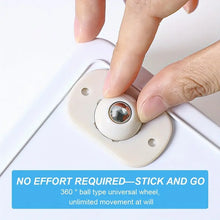 Load image into Gallery viewer, Adhesive Swivel Caster Wheels – Set of 4 | 360° Rotation, No-Drill Installation