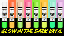 Load image into Gallery viewer, Glow in the Dark Adhesive Vinyl – 2 Luminous Colors for Eye-Catching DIY Projects