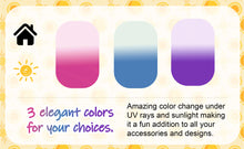 Load image into Gallery viewer, UV Color Changing Adhesive Vinyl – Sunlight-Activated Magic for Creative Crafts