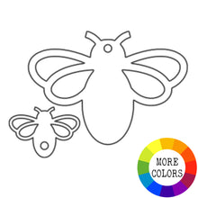 Load image into Gallery viewer, Bee Acrylic Disc – Clear & Decorative Finishes | Ideal for Vinyl, Resin & Sublimation