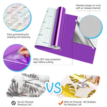 Load image into Gallery viewer, Bubble-Free Mirror Chrome Adhesive Vinyl – 5 Ultra-Smooth Reflective Colors for Eye-Catching Crafting