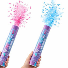 Load image into Gallery viewer, Gender Reveal Confetti Cannon – Customizable Party Accessory