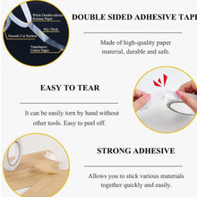 Load image into Gallery viewer, Double Sided Craft Tape – Set of 2 Strong Adhesive for Precise Crafting, Scrapbooking & DIY
