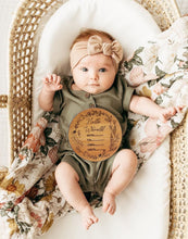 Load image into Gallery viewer, Wooden Milestone Set – Bilingual (Afrikaans or English) | Baby Keepsake & Gift