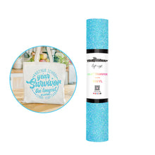 Load image into Gallery viewer, Fancy Glitter Heat Transfer Vinyl – Sparkling Iron-On Vinyl in 6 Colours