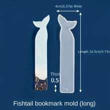 Load image into Gallery viewer, Silicone Bookmark Casting Molds – Set of 7 Unique Designs