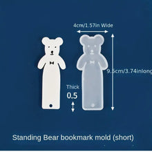 Load image into Gallery viewer, Silicone Bookmark Casting Molds – Set of 7 Unique Designs