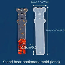 Load image into Gallery viewer, Silicone Bookmark Casting Molds – Set of 7 Unique Designs
