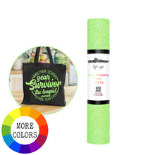 Load image into Gallery viewer, Fancy Glitter Heat Transfer Vinyl – Sparkling Iron-On Vinyl in 6 Colours