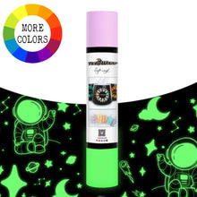 Load image into Gallery viewer, Glow in the Dark Adhesive Vinyl – 2 Luminous Colors for Eye-Catching DIY Projects