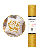 Load image into Gallery viewer, Glitter Puff Heat Transfer Vinyl – Dimensional Iron-On Vinyl in 10 Colours