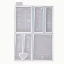 Load image into Gallery viewer, Song Plaque Silicone Casting Mold – Flexible Resin Craft Mold
