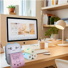 Load image into Gallery viewer, Self-Adhesive Color Thermal Printing Paper – Pack of 10 Mini Rolls for Instant Printing