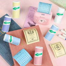 Load image into Gallery viewer, Self-Adhesive Color Thermal Printing Paper – Pack of 10 Mini Rolls for Instant Printing