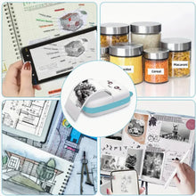 Load image into Gallery viewer, Self-Adhesive White Thermal Printing Paper – Pack of 10 Mini Rolls for Instant Printing