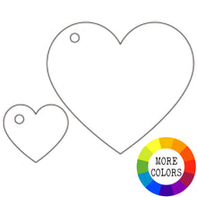 Load image into Gallery viewer, Heart Acrylic Disc