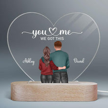 Load image into Gallery viewer, Acrylic Heart for Oval LED Lamp Base