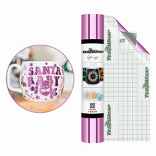 Load image into Gallery viewer, Bubble-Free Mirror Chrome Adhesive Vinyl – 5 Ultra-Smooth Reflective Colors for Eye-Catching Crafting